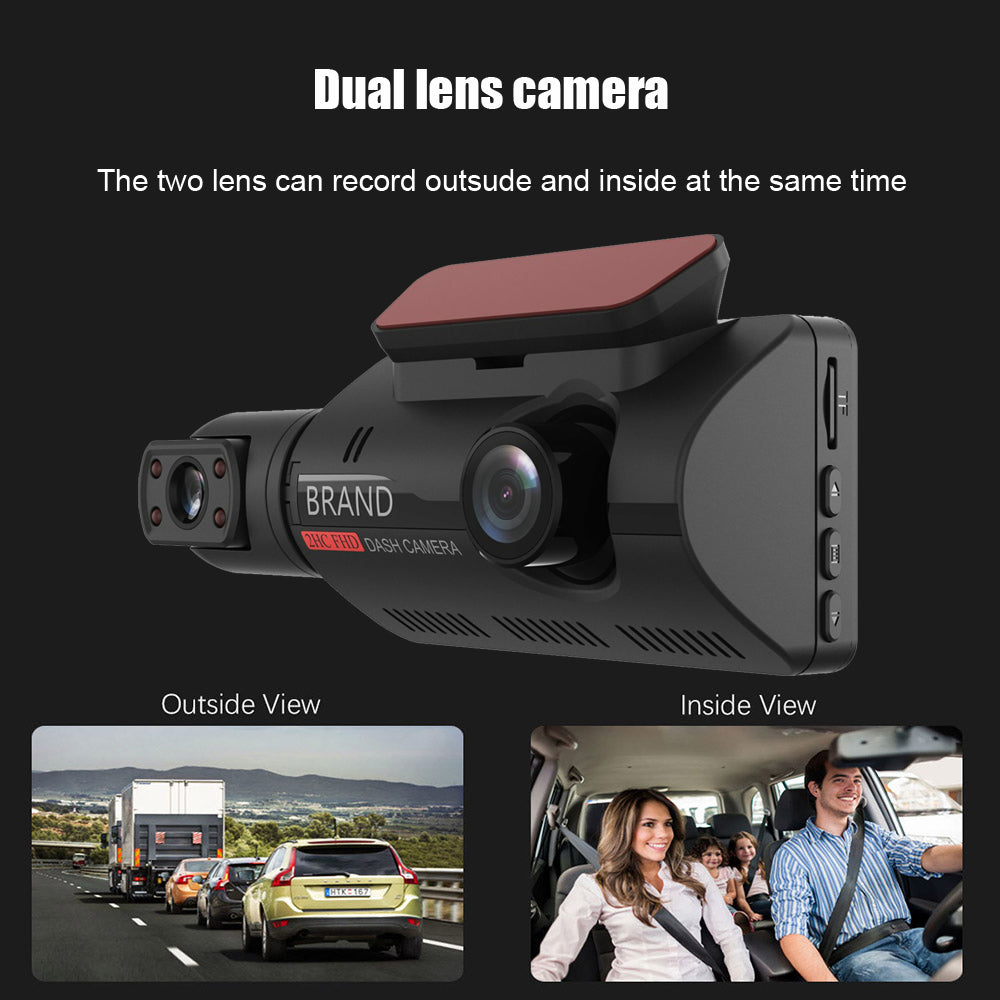 2 Lens Car Video Recorder 