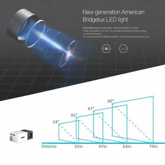 Portable 1080P Home Theater Projector